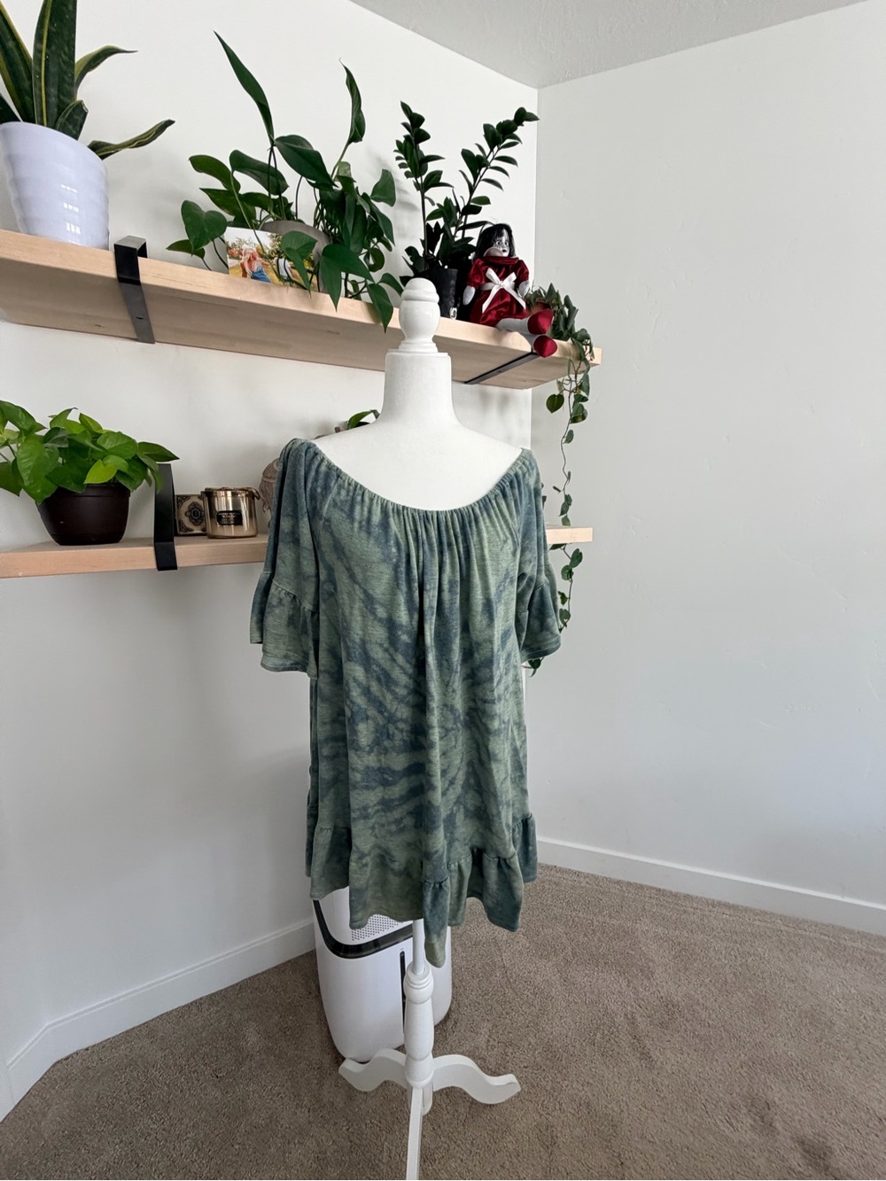 Off-Shoulder Easel Dress/ Tunic
